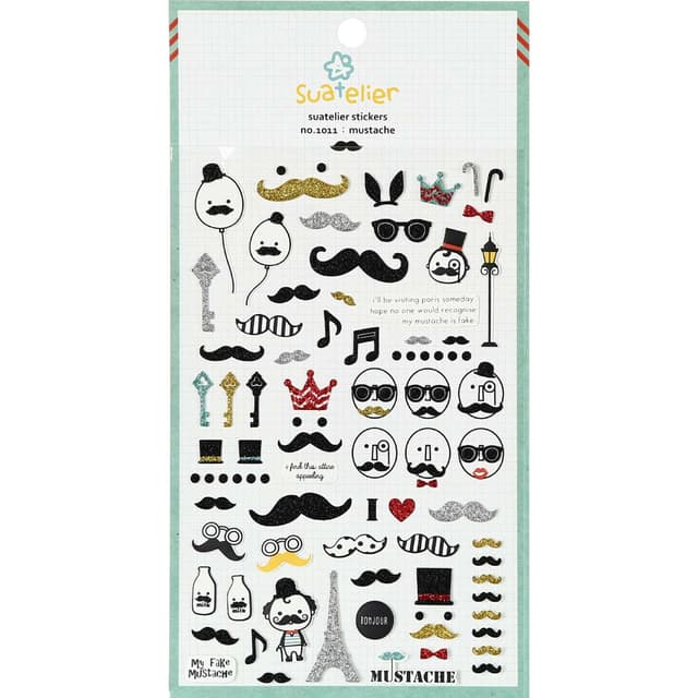 استیکر سوتلیر مدل Mustache کد 1011 product image