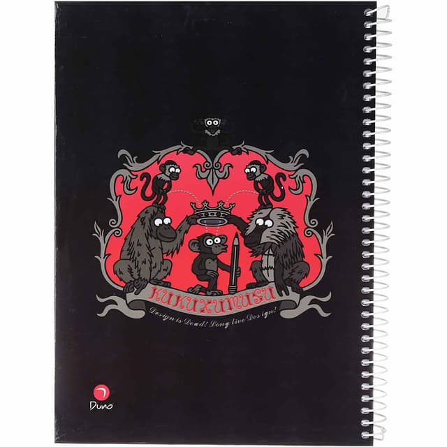 دفتر سیمی 80 برگ دونو طرح Monkey Crown product image