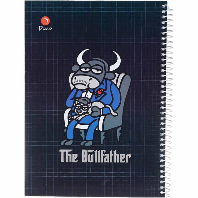 دفتر سیمی 80 برگ دونو طرح The Bullfather product image