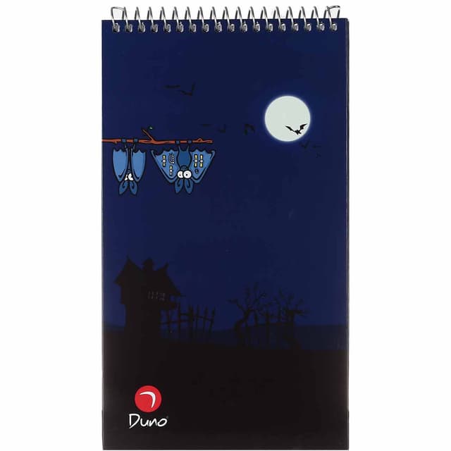 دفتر یادداشت سیمی 80 برگ دونو طرح شب خفاشی کد0150 product image