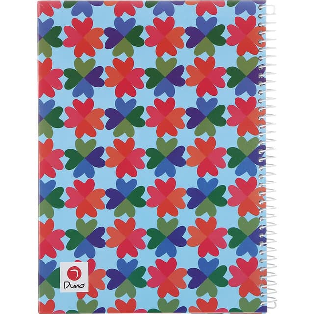 دفتر سیمی 100 برگ دونو طرح گل قلب کد 1263 product image