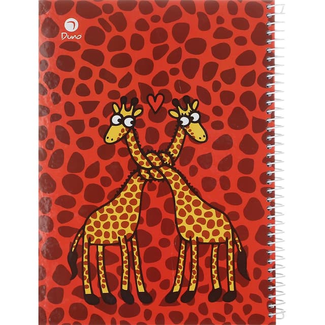 دفتر سیمی 100 برگ دونو طرح گره زرافه ای کد 1263 product image