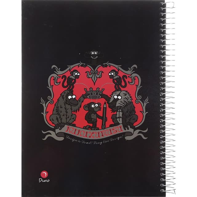دفتر سیمی 120 برگ دونو طرح Monkey Crown product image