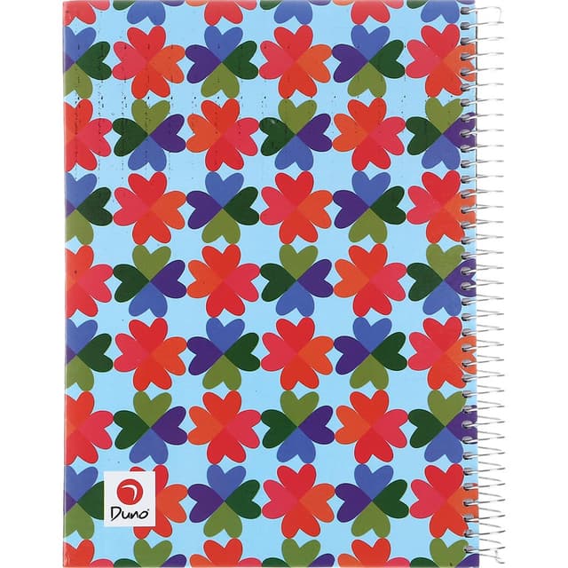 دفتر سیمی 120 برگ دونو طرح گل قلب product image