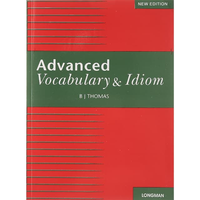 Vocabulary and Idiom Advanced New Edition product image