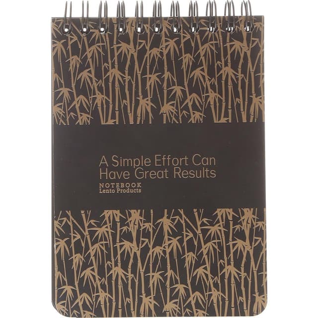 دفترچه یادداشت سیمی 80 برگ لنتو طرح Reed کد 2435 product image