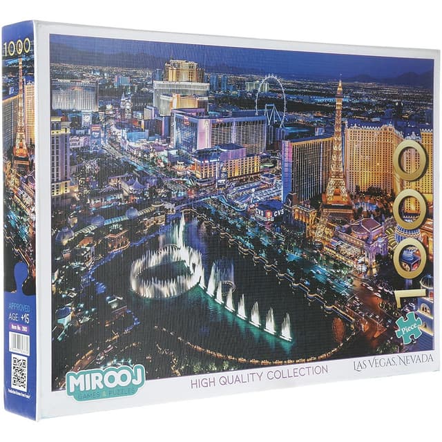 پازل 1000 تکه میروج طرح Lasvegas Nevada کد 2883 product image