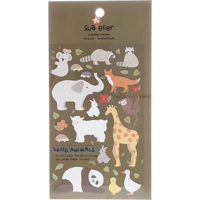 استیکر سوتلیر مدل Land Animals کد 1072 product image