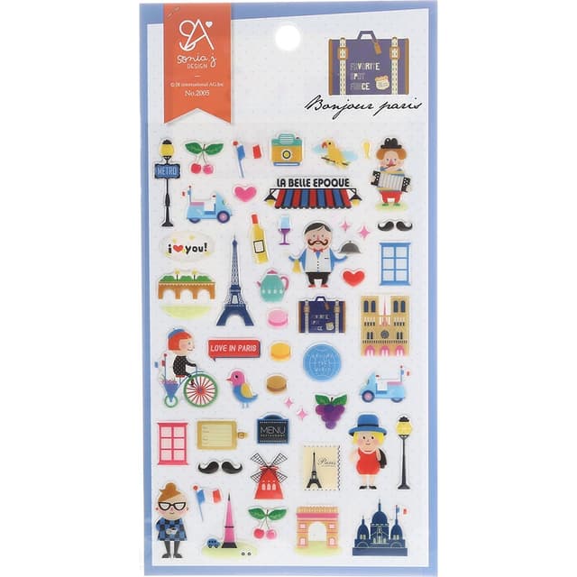 استیکر سونیا مدل Bonjour Paris کد 2005 product image