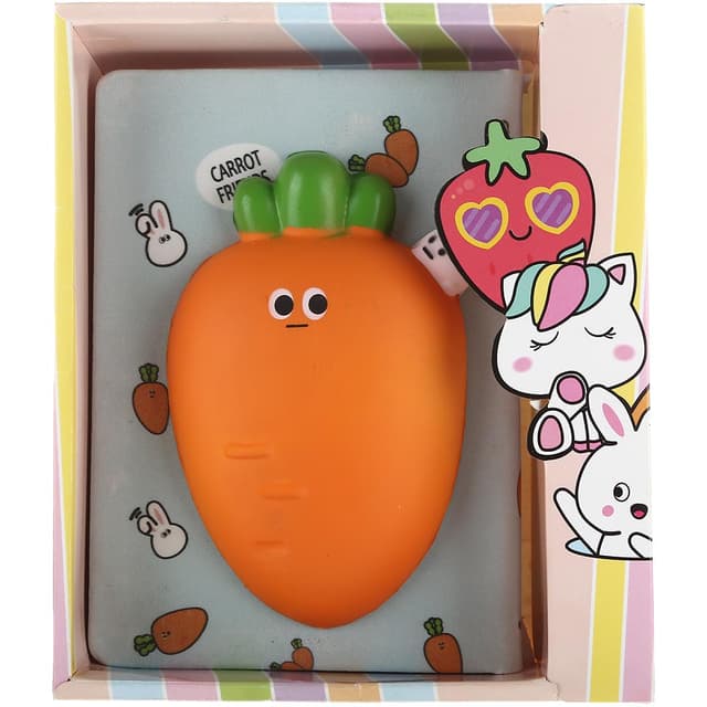 دفتر یادداشت اسکویشی 130 برگ پاروت طرح Carrot Friends کد 4214 product image