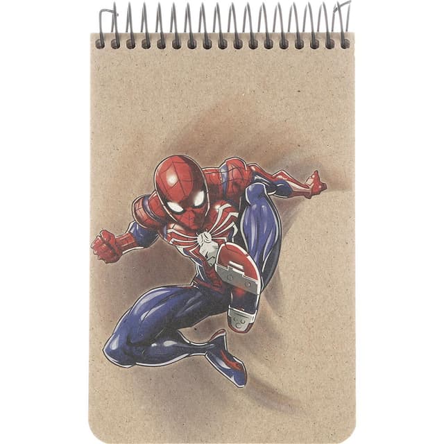 دفترچه یادداشت سیمی 80 برگ ایده طرح Spider Man کد 0641 product image