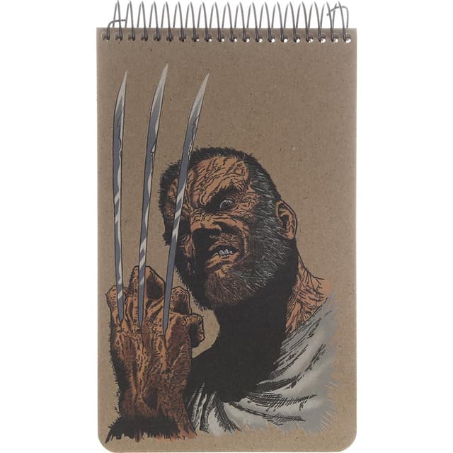 دفتر یادداشت سیمی 80 برگ ایده طرح Wolverine کد 0627 product image