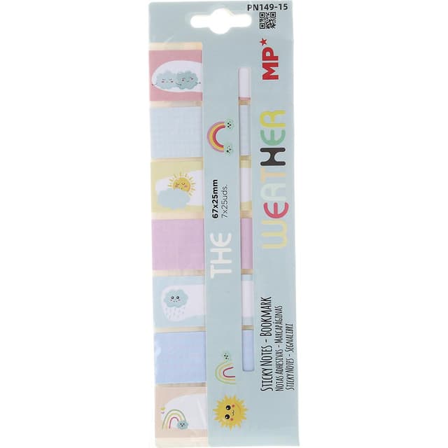 کاغذ علامت گذار ام پی طرح Weather کد Pn149-15 بسته 175 عددی product image