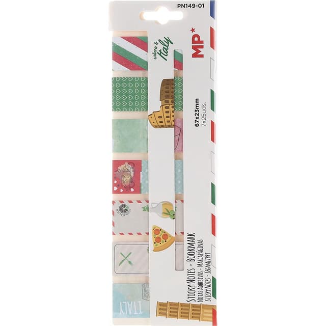 کاغذ علامت گذار ام پی طرح Welcome to italy کد Pn149-01 بسته 175 عددی product image