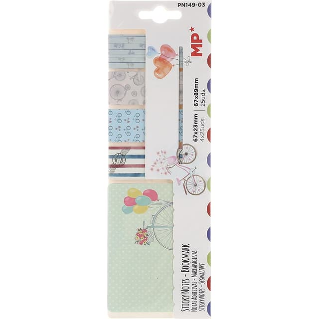 کاغذ علامت گذار ام پی طرح دوچرخه کد Pn149-03 بسته 100 عددی product image