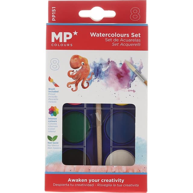 آبرنگ 8 رنگ ام پی طرح Octopus کد PP151 product image