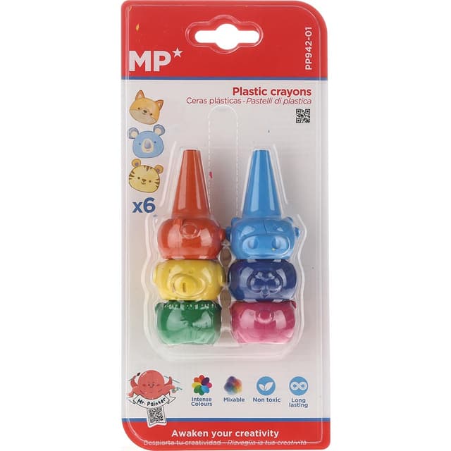 مداد شمعی 6 رنگ ام پی کد PP942-01 product image