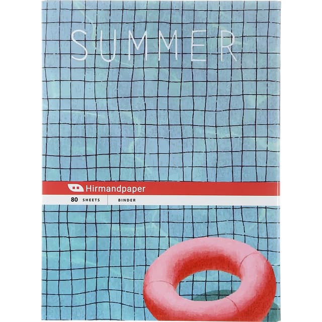 دفتر کلاسوری 80 برگ هیرمندپیپر طرح Summer کد 0242 product image