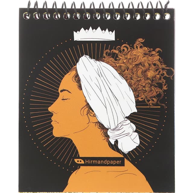 دفترچه یادداشت سیمی 60 برگ هیرمندپیپر طرح Mental Queen کد 0723 product image