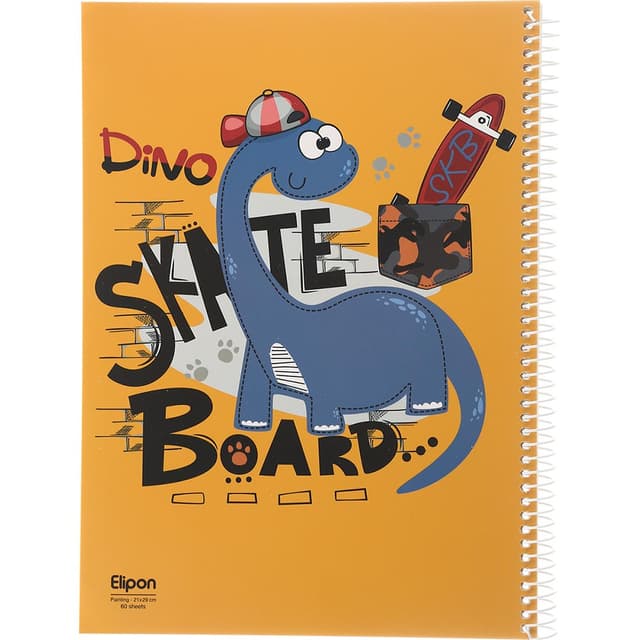 دفتر نقاشی سیمی 60 برگ الیپون طرح Skate Board کد 2561468 product image