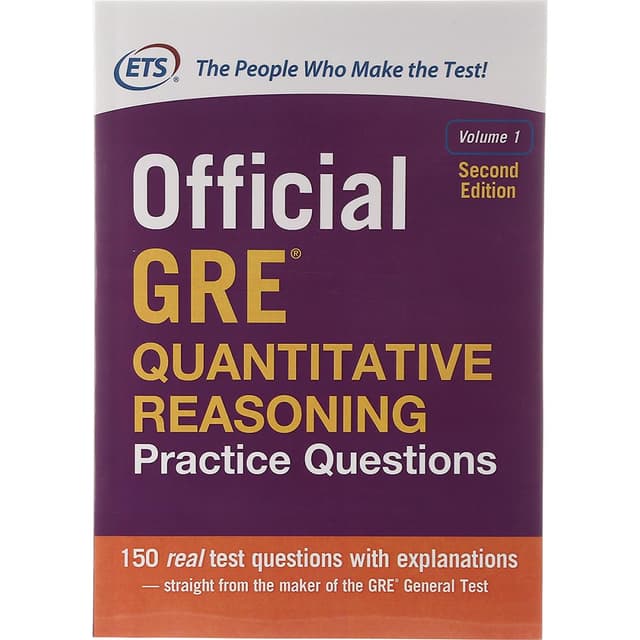 Official GRE Quantitative Reasoning Volume 1 Second Edition product image