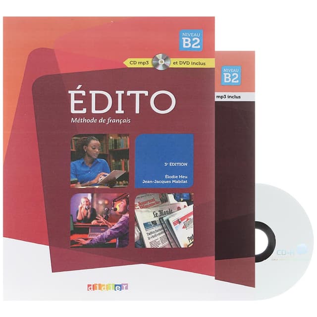Edito B2 3e edition Livre de L'eleve + Cahier d'activites product image