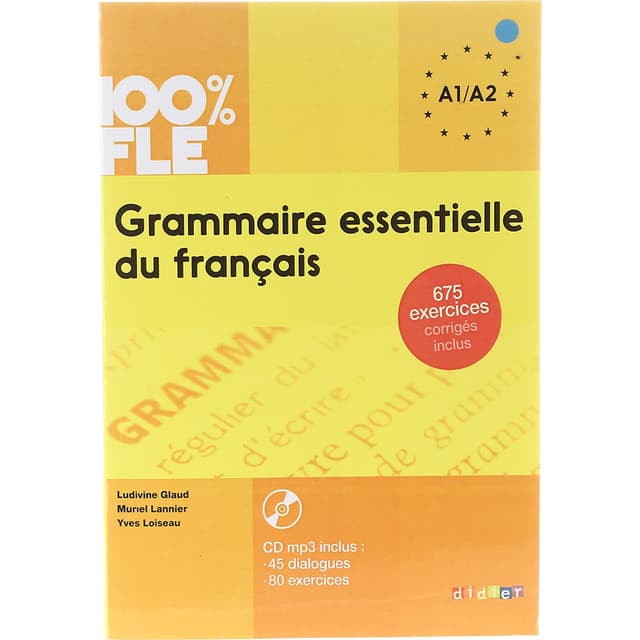 Grammaire essentielle du francais 100% FLE A1-A2 product image