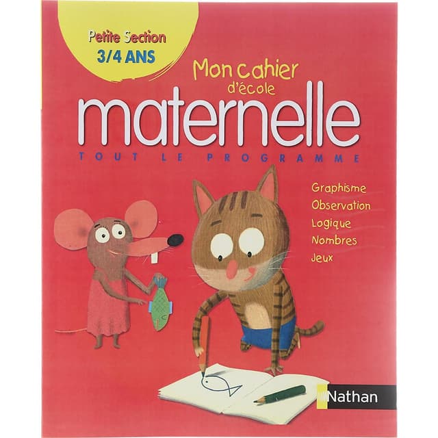 Mon Cahier d'ecole maternelle 3/4 ans product image