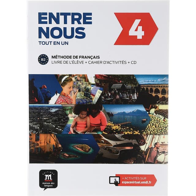 Entre Nous 4 Livre de L'eleve + Cahier d'activites  product image