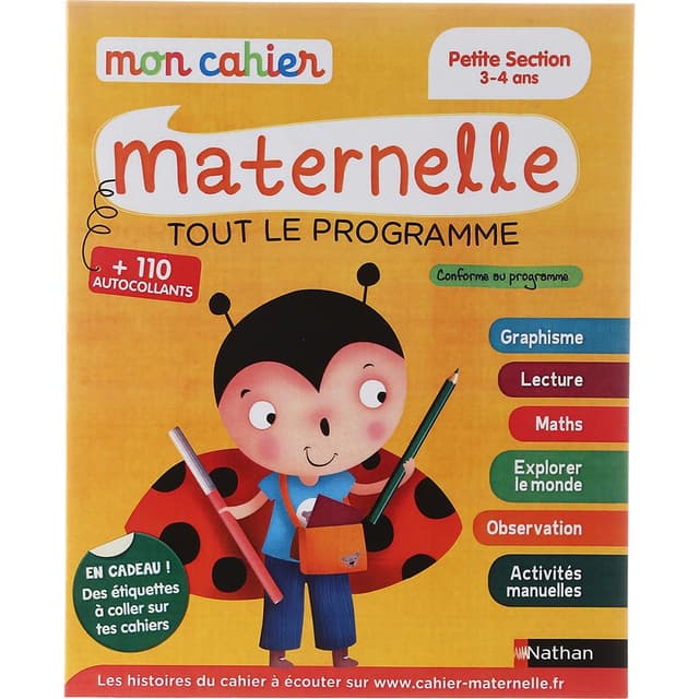 Mon Cahier maternelle 3-4 ans product image