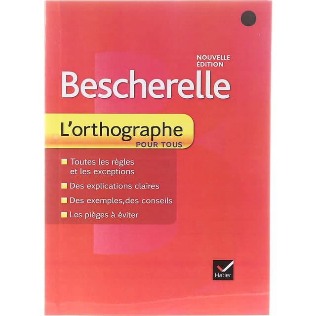 Bescherelle L'orthographe pour tous Nouvelle Edition product image