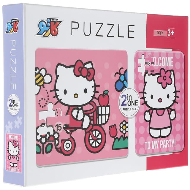 پازل 2 در 1 کارتو طرح kitty کد 3770 product image