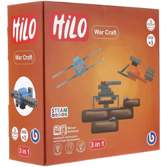 اسباب بازی ساختنی بامیک مدل Hilo تجهیزات نظامی 55 تکه product image