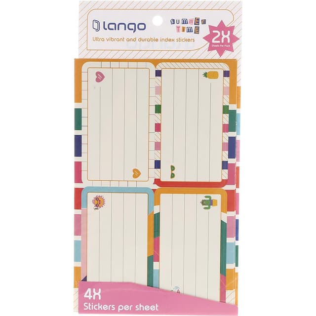 برچسب اسم لانگو طرح تابستونی کد 1510 product image