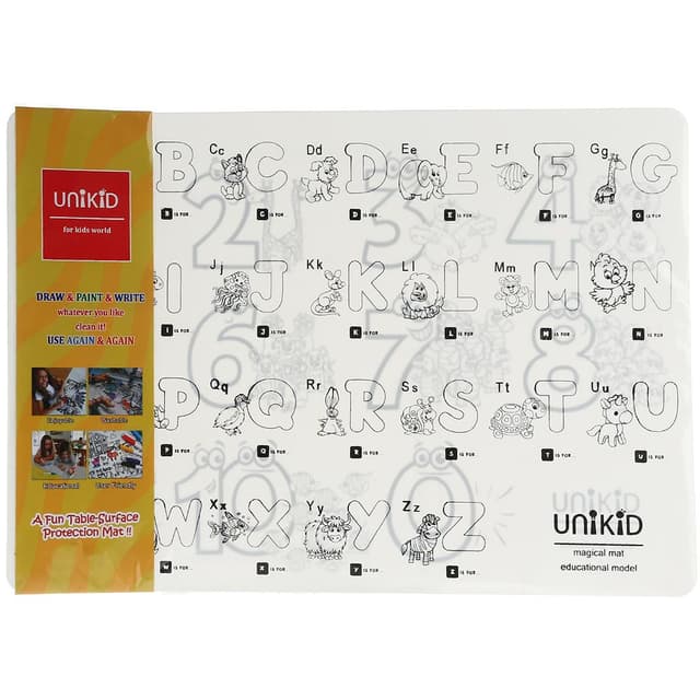 تخته جادویی یونیکید طرح حروف انگلیسی سایز A3 product image