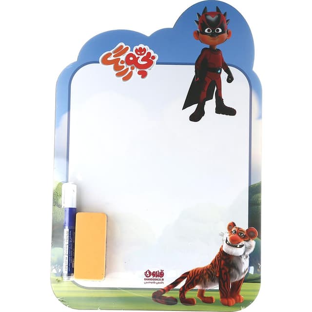 تخته وایت برد قندون طرح بچه زرنگ سایز 28×43 product image