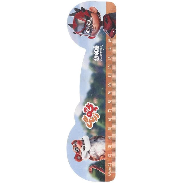 خط کش 15 سانتی متری قندون مدل بچه زرنگ product image