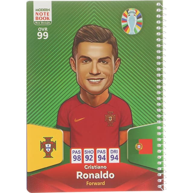 دفتر سیمی 50 برگ مدرن طرح Cristiano Ronaldo product image