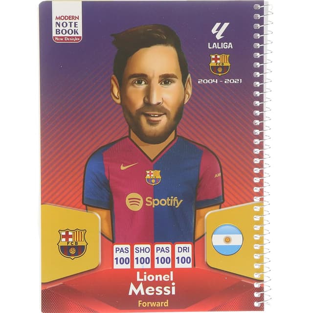 دفتر سیمی 50 برگ مدرن طرح Messi product image