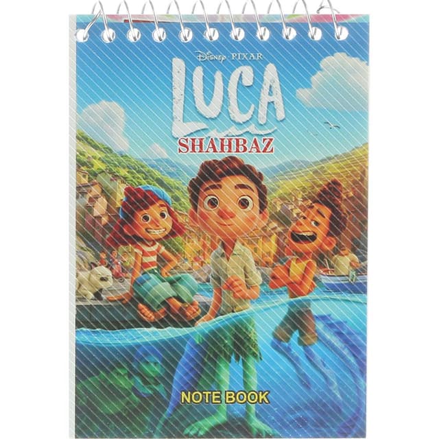 دفترچه یادداشت سیمی 60 برگ شهباز طرح Luca product image