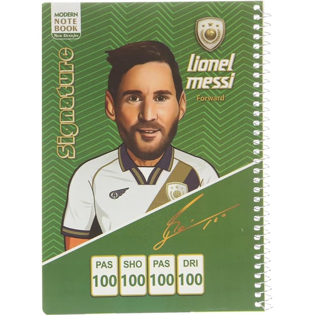 دفتر نقاشی 50 برگ مدرن طرح Messi product image
