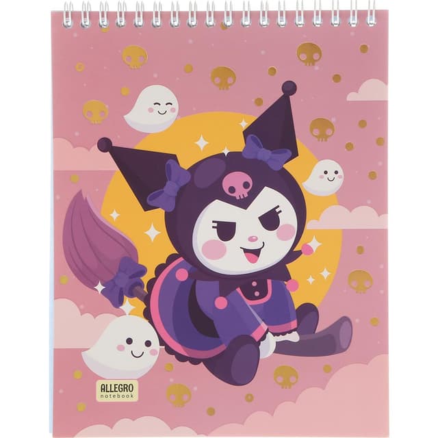 دفتر نقاشی سیمی 80 برگ آلگرو طرح Witch kuromi کد 4763 product image