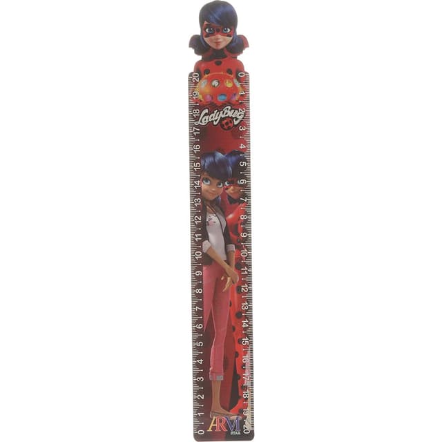 خط کش چوبی 20 سانتی متری آرم استار طرح ladybug product image