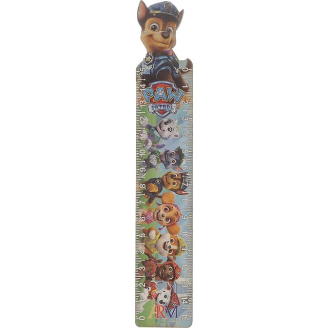 خط کش چوبی 15 سانتی متری آرم استار طرح paw patrol product image