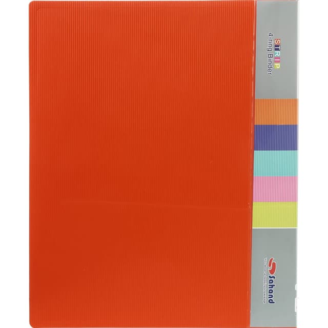 کلاسور 4 حلقه سهند مدل Strip کد 0172 ظرفیت 100 برگ product image