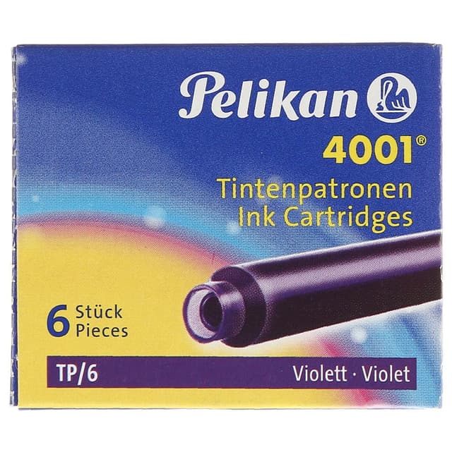 جوهر یدک خودنویس کوتاه پلیکان بسته 6 عددی product image