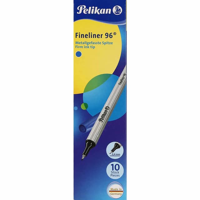 روان نویس 0.4 میلی متری پلیکان مدل Fineliner 96 بسته 10 عددی product image