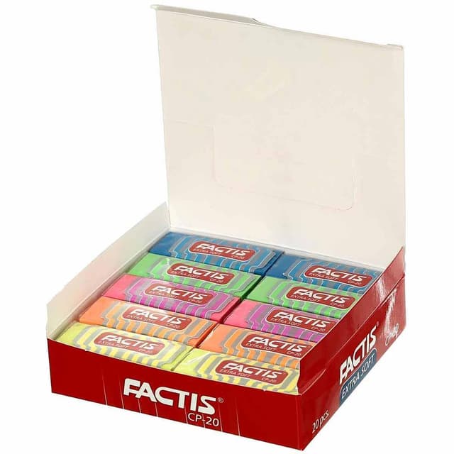 پاک کن رنگی فکتیس مدل CP20 بسته 20 عددی product image