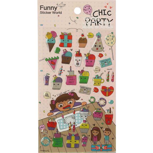 استیکر لاتک مدل Chic Party کد 15S-Z818 product image
