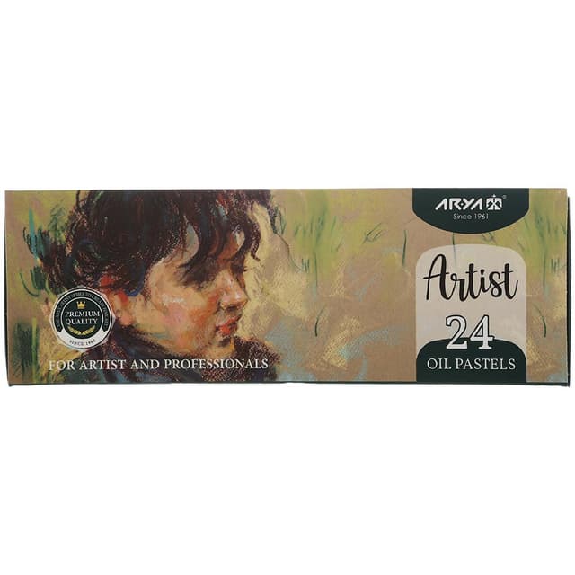 پاستل روغنی 24 رنگ آریا طرح پرتره کد 2602 product image